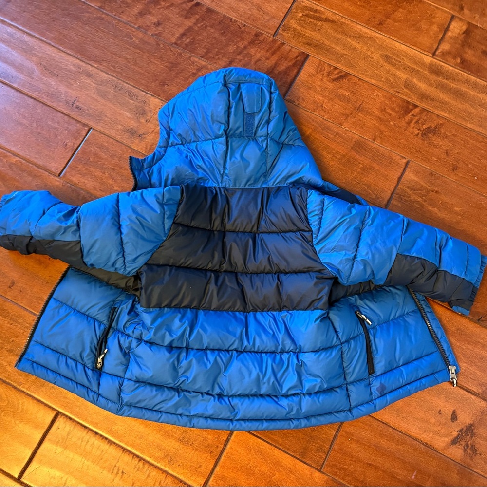 Columbia Blue and Black Kids Puffer Jacket - Picture 5 of 5